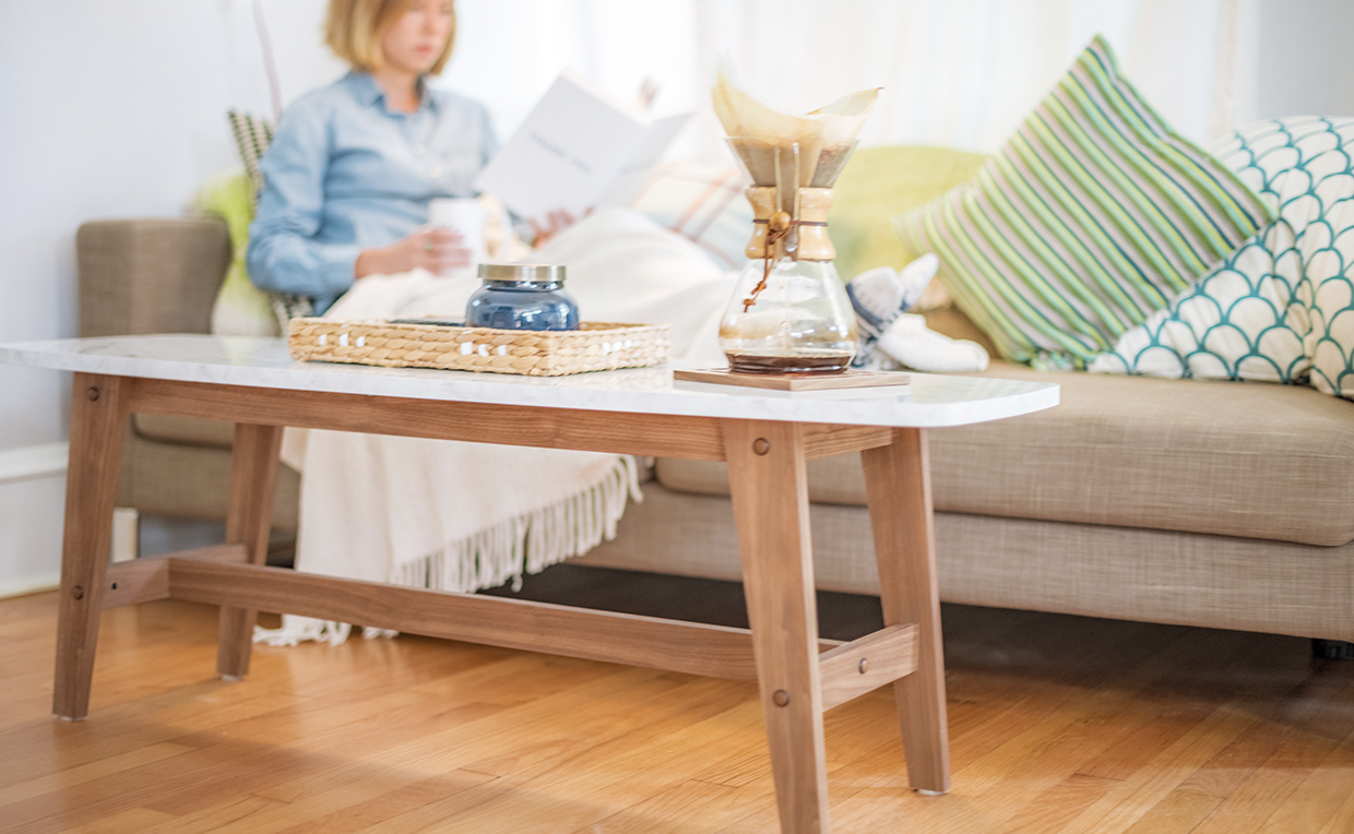 Soft Modern Coffee Table