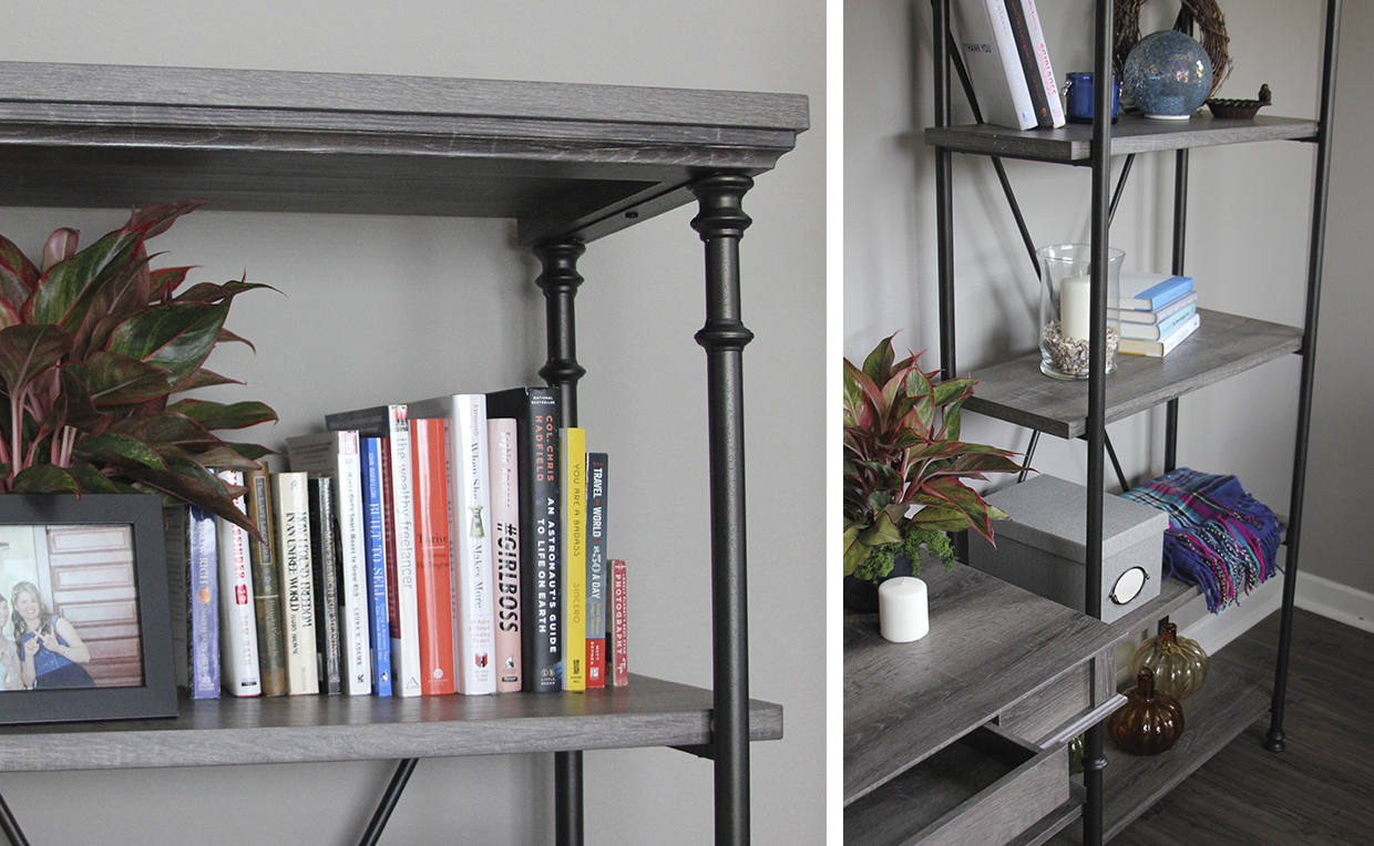 Canal Street 5-Shelf Bookcase