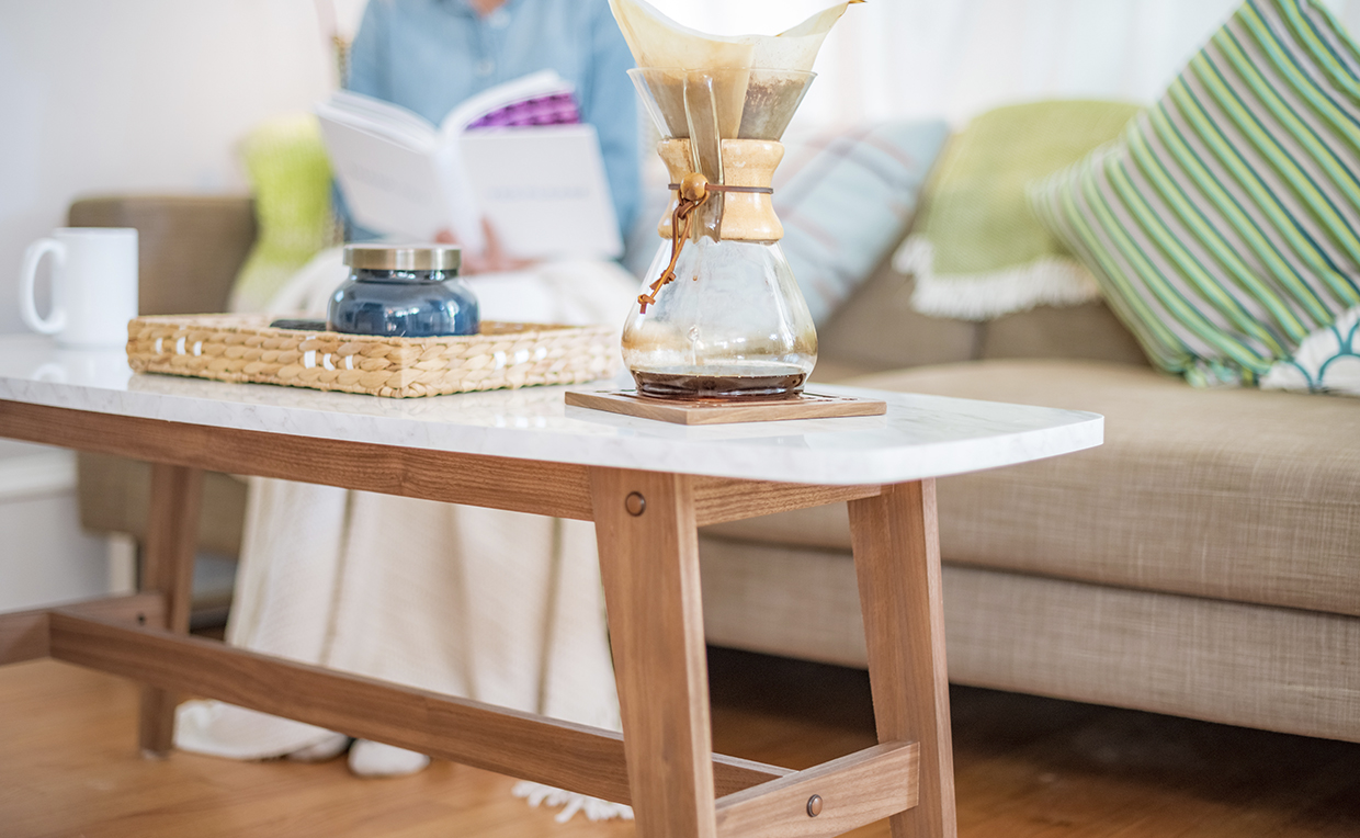 Soft Modern Coffee Table