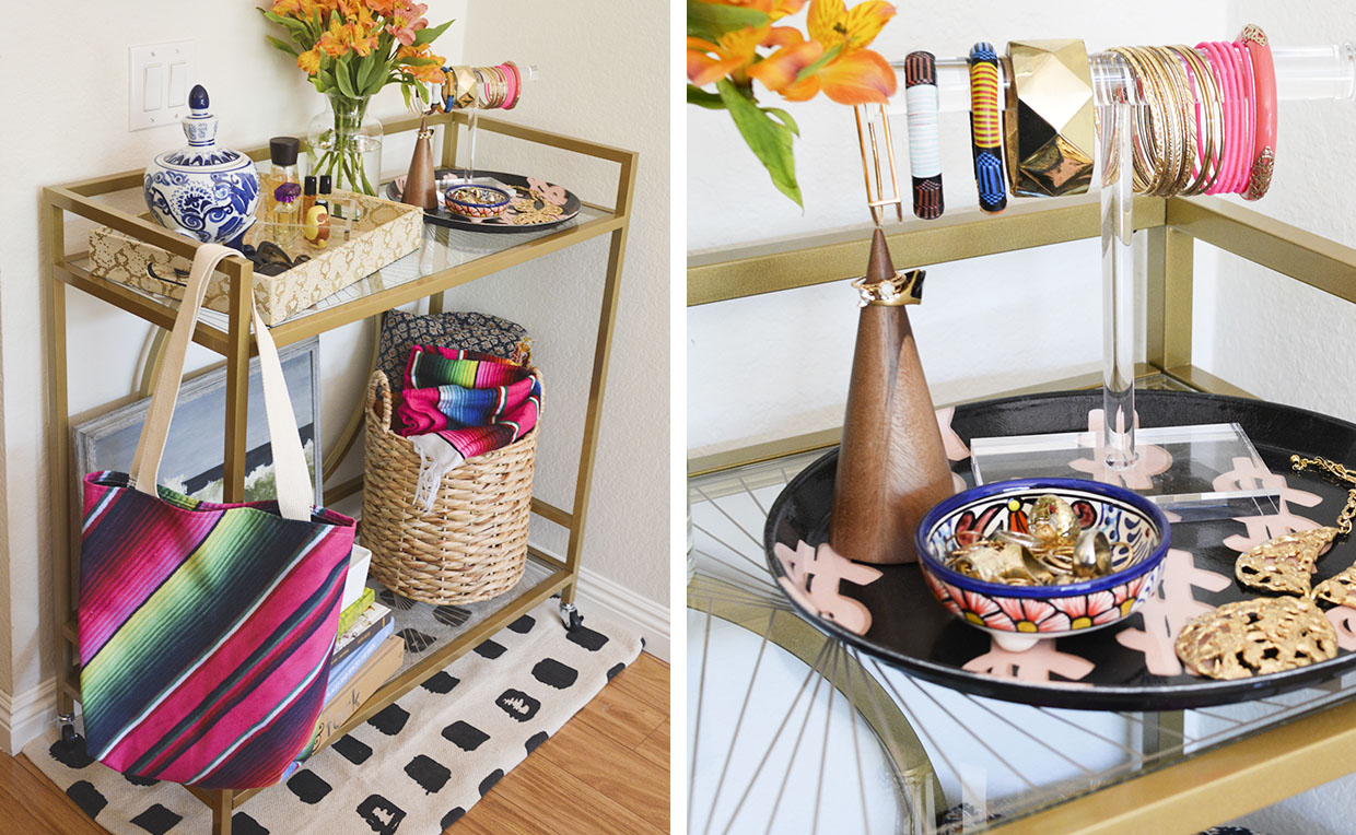 International Lux Bar Cart multiple uses