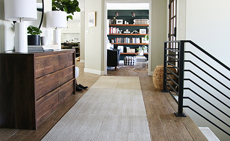 Entryway storage, dressers, stool, lamp, mirror