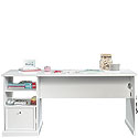 Craft Table with Storage in White 421417