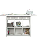 Craft Work Table in White 421420