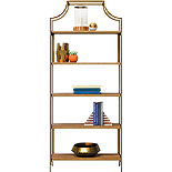 Sindoori Mango 5-Shelf Metal Frame Bookcase 428206