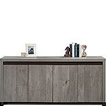 Modern Office Credenza in Mystic Oak Finish 429256