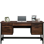 Computer Desk with Storage in Barrel Oak 430072