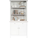 2-Shelf Library Hutch in White 430232