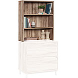 2-Shelf Library Hutch in Kiln Acacia 430327