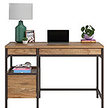 Single Pedestal Desk in Sindoori Mango 431254