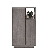 Contemporary Storage Cabinet in Ashen Oak 431753