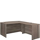 60” x 78" Bowfront Executive L-Desk Combo 431833