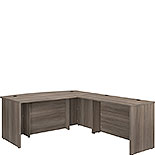 72” x 84" Bowfront Executive L-Desk Combo 431841