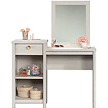 Bedroom Vanity with Mirror in Glacier Oak 432070