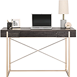 Wood & Metal Writing Desk in Blade Walnut 432860