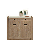 2-Door Library Cabinet in Brushed Oak 432888