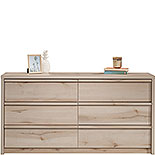 6-Drawer Bedroom Dresser in Pacific Maple 433257