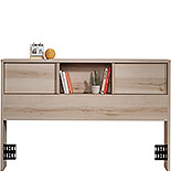 Full/Queen Bookcase Headboard with Doors 433261