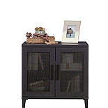 2-Door Library Storage Cabinet in Raven Oak 433270