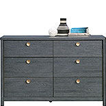 6-Drawer Bedroom Dresser in Denim Oak 433518