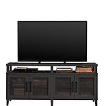 TV Credenza with Doors in Raven Oak 433576