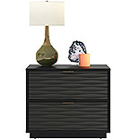 2-Drawer Side Table in Black 433736