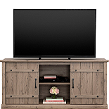 TV Credenza with Sliding Doors in Laurel Oak 434954