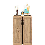 Craft Workstation with Storage in Khaki Pine 435234