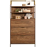 Bedroom Chest of Drawers with Shelves 435787