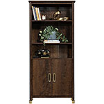 5-Shelf Library Bookcase in Deco Cherry 437313