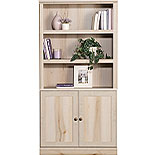 5-Shelf Bookcase with Doors in Pacific Maple 437335