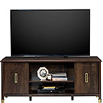 TV Credenza with Sliding Doors in Deco Cherry 442180